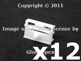 Bmw e36 e46 clip for rocker panel moulding (12) oem + 1 year warranty