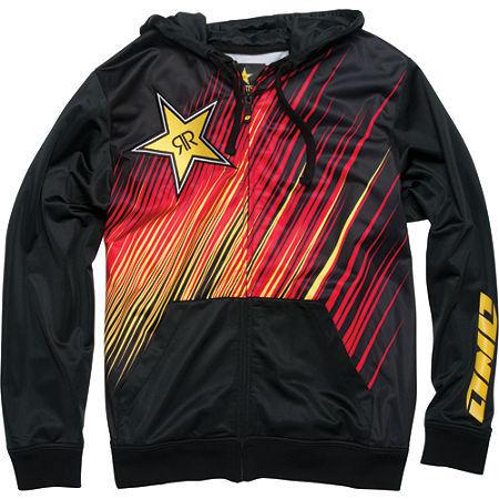 New one industries rockstar satellite zipup hoodie black xxlarge