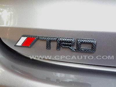 Car Trunk Emblem Sticker Badge Carbon Fiber TRD for TOYOTA Camry Highlander Reiz, US $5.99, image 3
