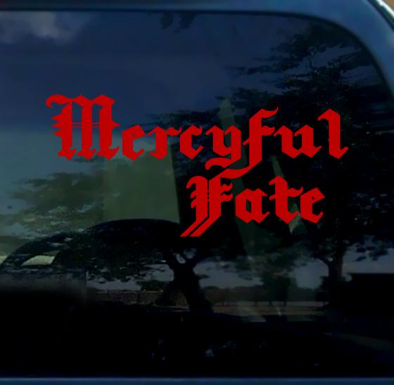 Mercyful fate vinyl decal sticker car heavy metal maiden king diamond