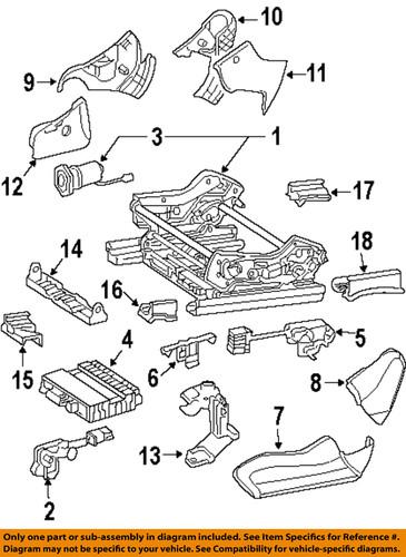 Mercedes-benz-mb oem 2118704626 seats & tracks-control module