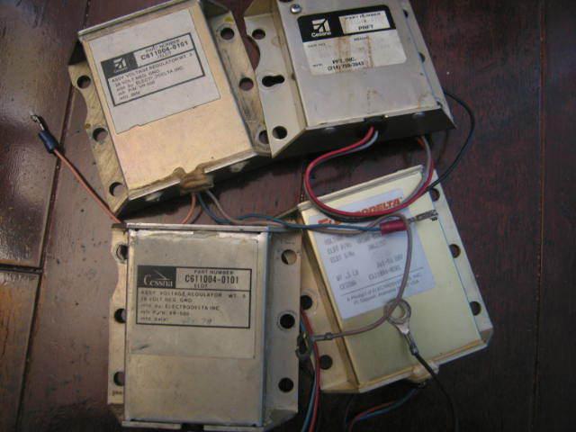 Cessna voltage regulator pn# c611004-0101 lot of 4