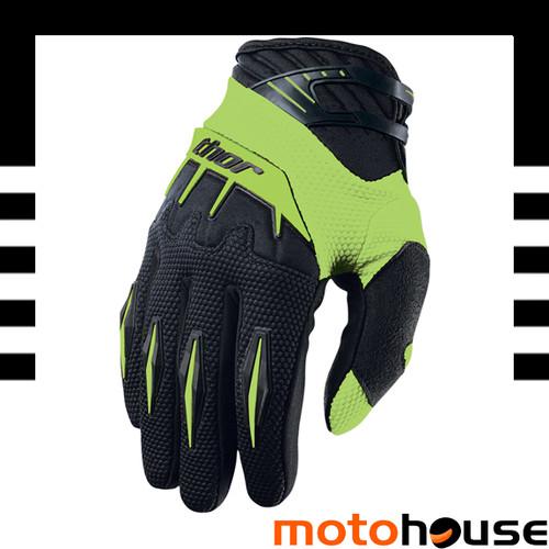 Thor youth 2014 spectrum gloves mx offroad dirt motocross green black 