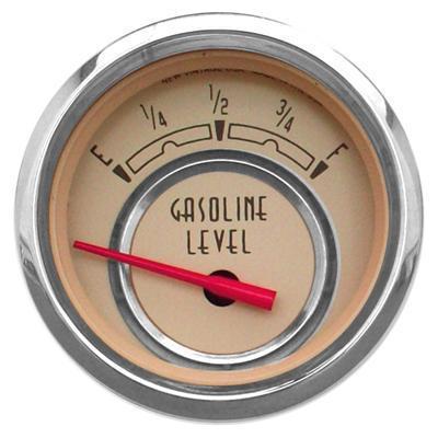 New vintage usa woodward series electrical fuel level gauge 2 1/16" dia 37129-02