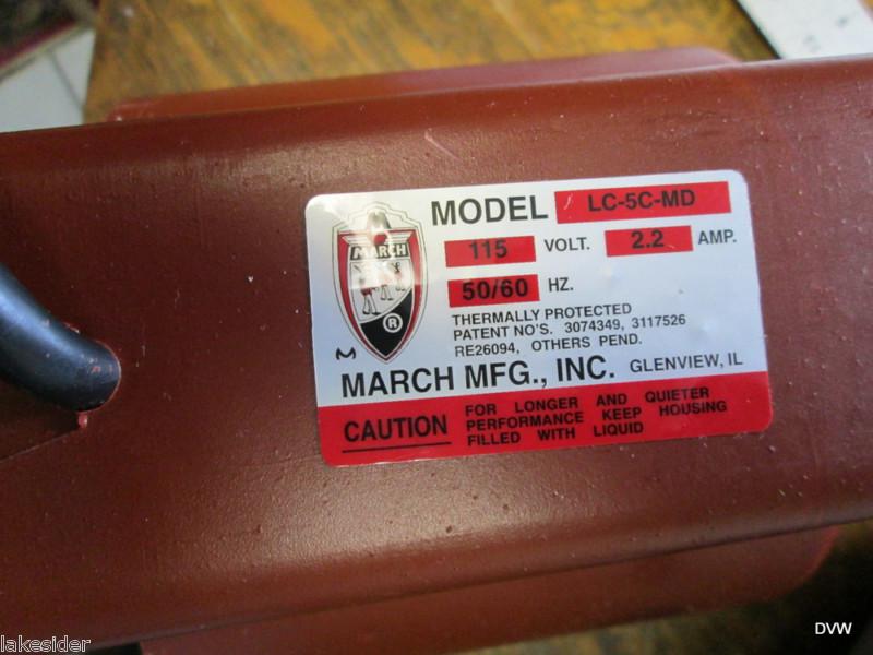 March Marine LC-5C-MD Air Conditioning Pump Submersible or Open Air New,, US $350.00, image 3