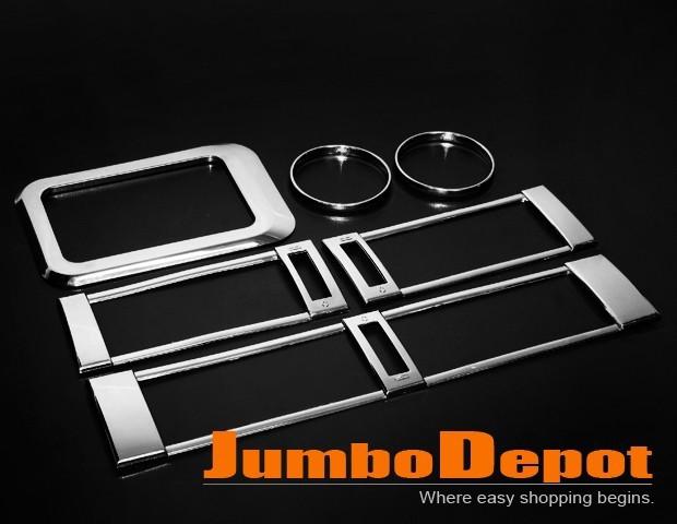 Brand new chrome a/c frame shift knob boot trim cover hot for mercedes benz w124