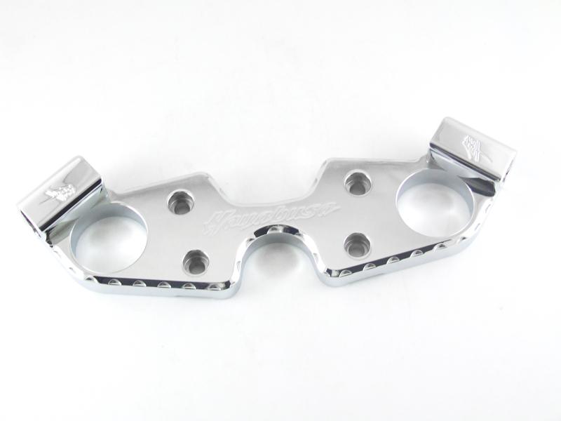 Suzuki hayabusa 2010 10 11 12 13 gsxr 1300 diamond cut top chrome triple tree