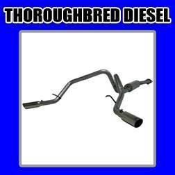 Mbrp gas exhaust 03-07 chevy 1500 4.8/5.3 sc-sb cat back dual split side s5022al