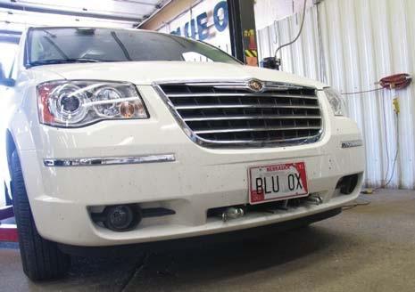 Blue ox bx1980 base plate f/chrysler town and country