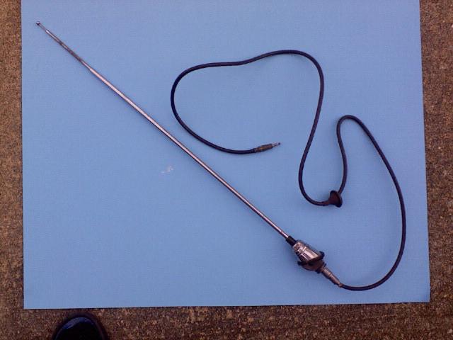 62 63 64 65 66 barracuda valiant dart radio antenna - used - oem