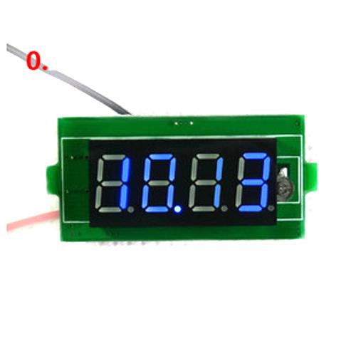 Dc 3.50-30v 4 digital display led volt voltage meter 5v 12v 24v car battery b #0