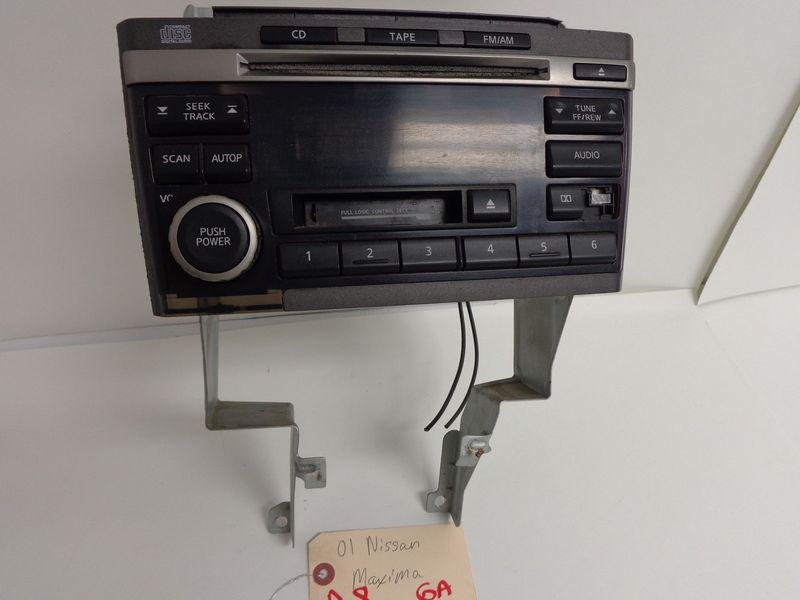 2001 2002 2003 nissan maxima cd/cassette/radio player
