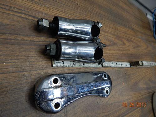 stock harley panhead risers w top cover duo hydra glide 49-72 fl oe factory vint, US $129.99, image 4