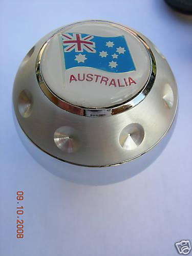 Gear shift knob australia flag australian aluminum 