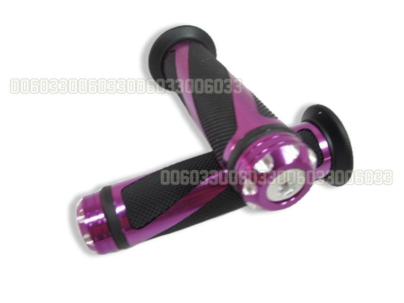 Sell Motorcycle Hand Grips handle bar twill purple and black hand grips
