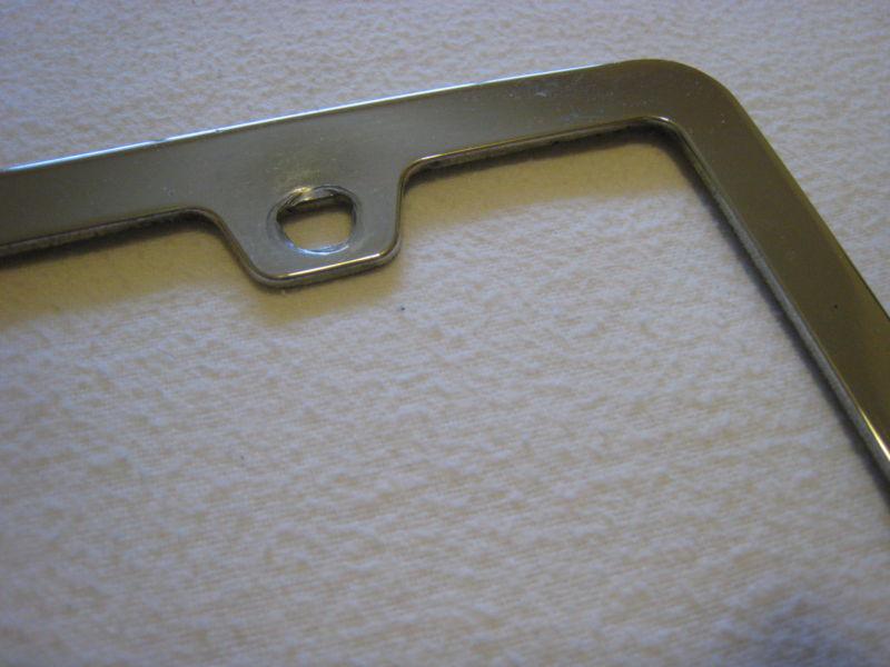 CHROME METAL LICENSE PLATE FRAME COVER FRONT, US $8.99, image 3