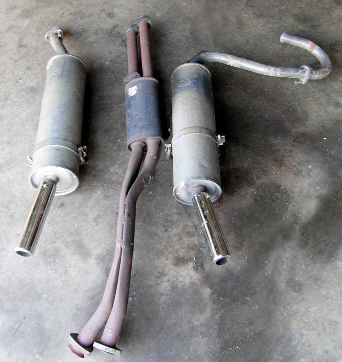 Bmw e21 323i euro oem boysen dual exhaust system 
