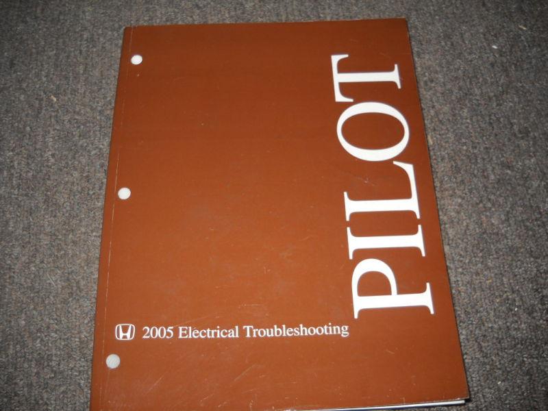 2005 honda pilot electrical troubleshooting shop manual