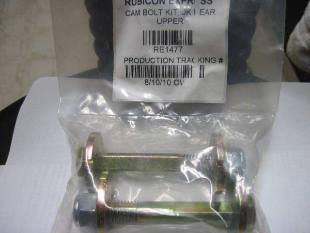 Rubicon express re1477 rear upper cam bolt kit jeep wrangler jk
