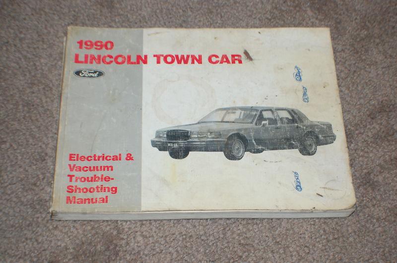 1990 lincoln town car evtm electrical vacuum diagram factory service manual '90