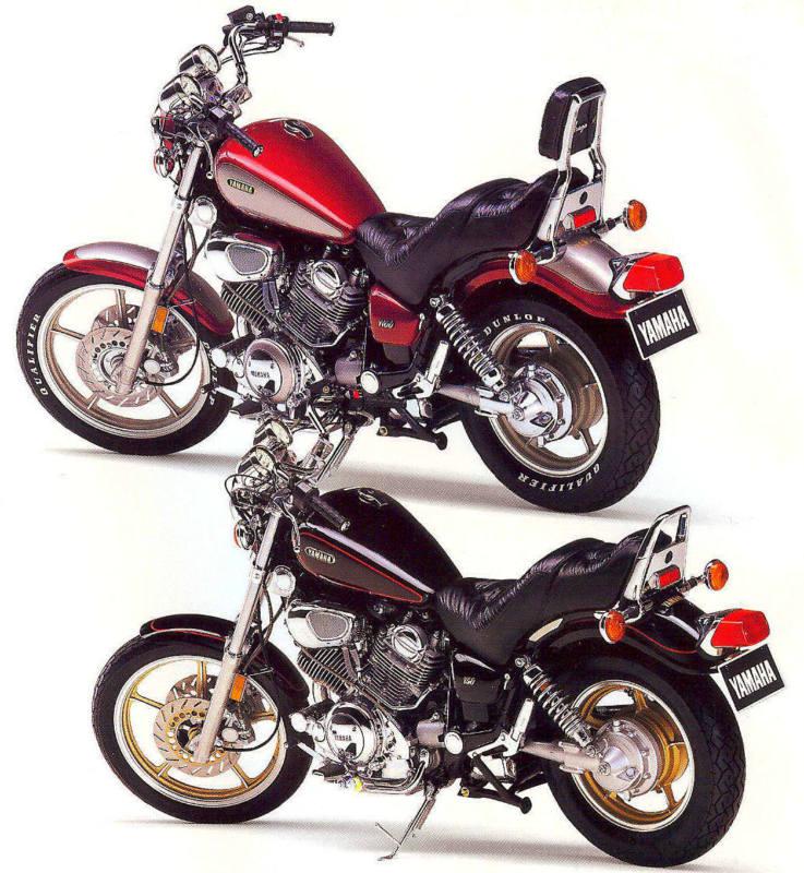 1989 yamaha virago 750 & 1100 motorcycle brochure -virago 750 & 1100-yamaha