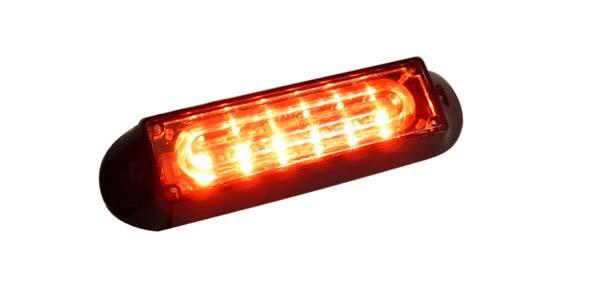 Creeper xxl linear led emergency vehicle grill warning light head
