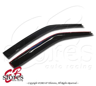 Front 2pcs only jdm visors rain guard nissan frontier 1998-2002 2003 2004 98-04