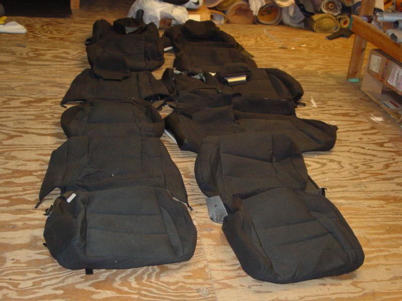 Oem cloth seat covers for 2011-2013 dodge durango express 3 row #457