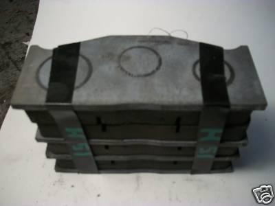 Brembo / ap 6 piston front brake pads (7773) 15h arca nascar