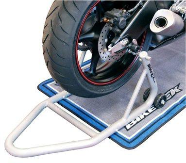 BikeTek Aluminum Silver Rear Stand w/ Aluminum Slider Spools Honda RS125 95 & Up, US $94.89, image 2