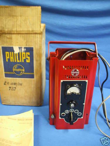 Nos 1947 antique philips multitester fault finder engine analyser original box