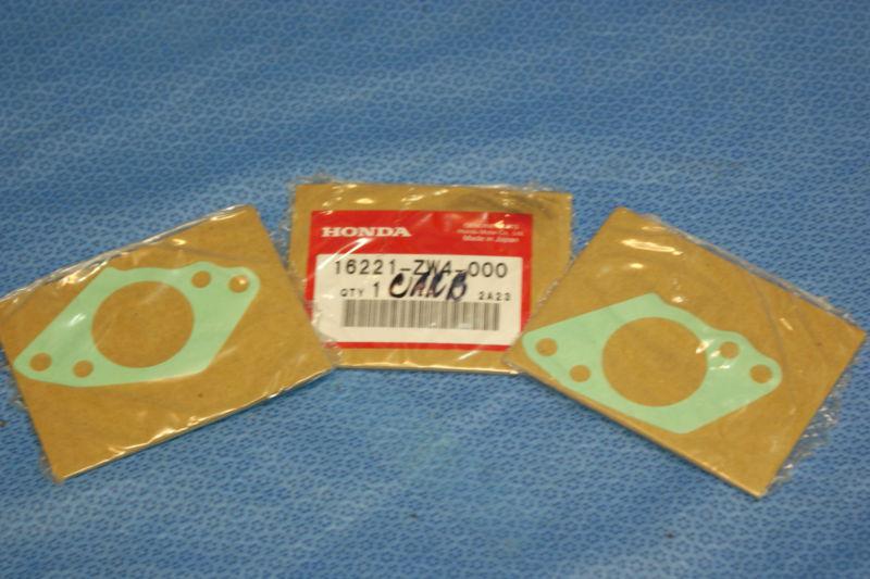Lot of 3 honda 16221-zw4-000 carburetor gasket  