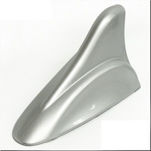 Car roof trunk decoration shark fin antenna silver #td1