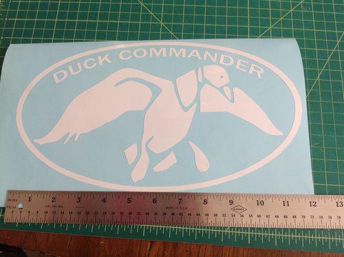12" duck commander duck dynasty gun car window laptop decal vinyl sticker