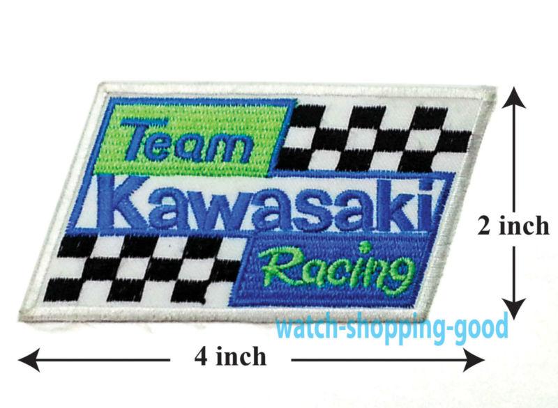 Team kawasaki embroidered sew or iron on patch