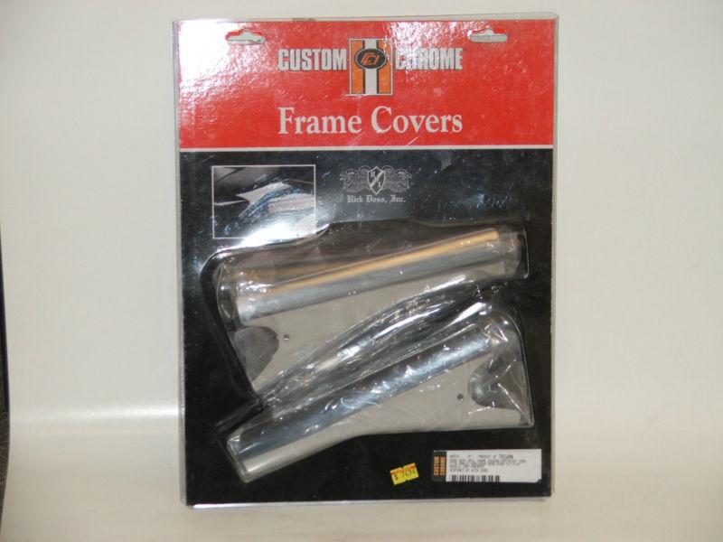 Custom chrome mid frame covers for harley touring models