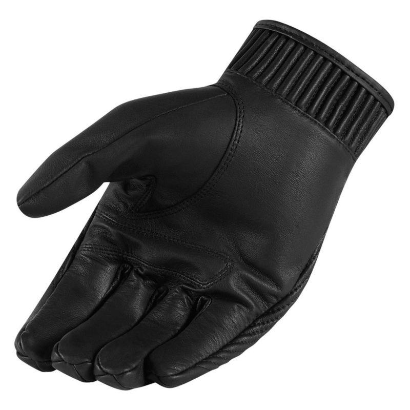 New icon one thousand hella kangaroo motorcycle glove black short small-large