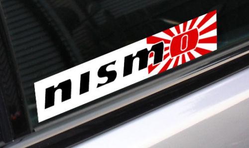 Nismo rising sun decal sticker for nissan vehicles