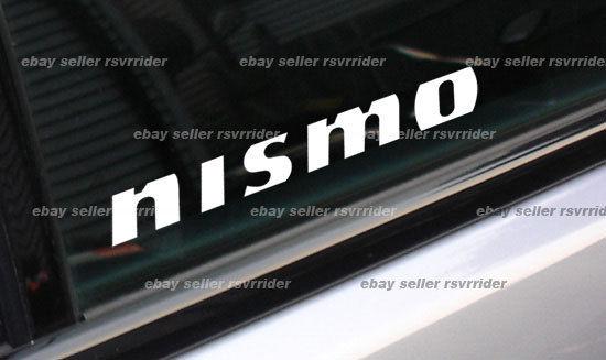 Nismo motorsport decal sticker for nissan vehicles