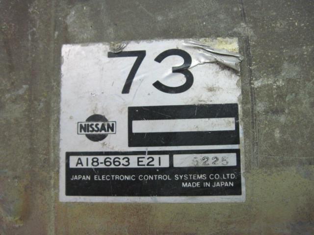 ECU ECM COMPUTER Nissan Maxima 1987 87 Auto A18-663 E21 534367, US $84.99, image 3
