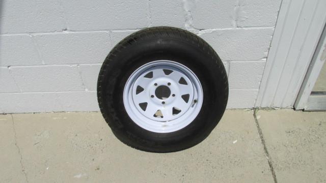 Trailer 14" 5 lug steel wheel & tire