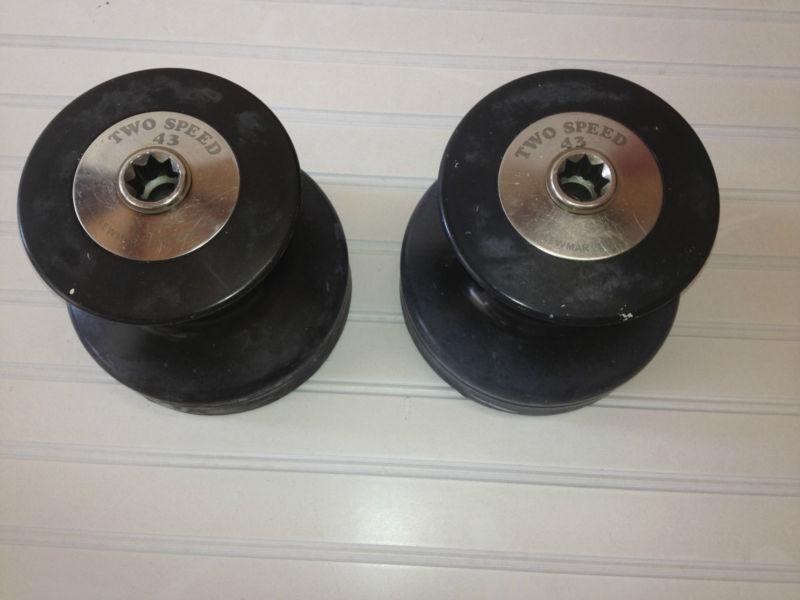 Two lewmar 43 sailboat winches 2 speed 