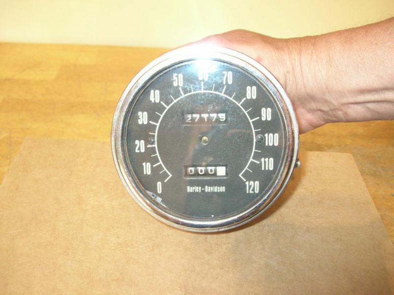 Harley shovelhead speedometer original oem 1972-up