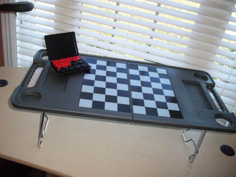 Ford galaxie and counrty squire station wagon recreation checker table 