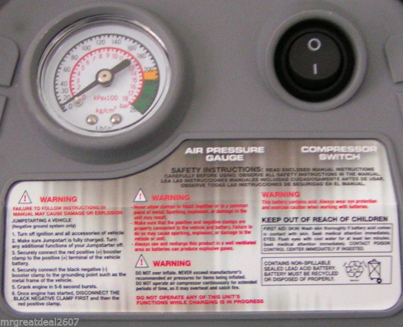 PEAK Power Station 600, Jump-Starter, Cordless DC Power, Tire Inflator, 300 AMP, US $40.00, image 6