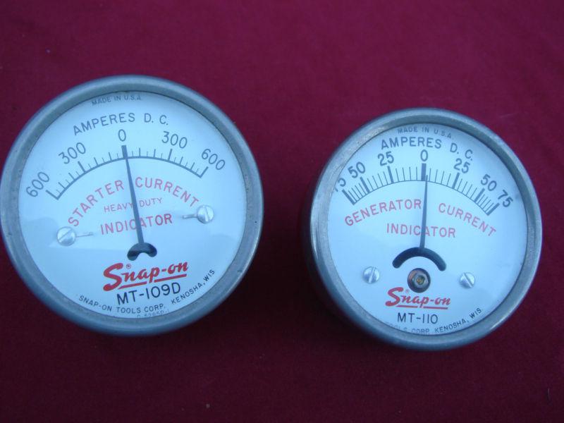Vintage Snap On Starter and Generator Current Indicators MT-109D MT110, US $9.50, image 3