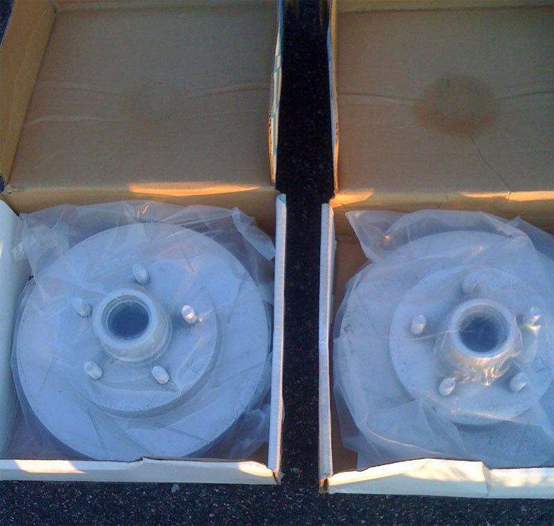 1995-'99 gm c1500 truck/suv 2wd powerslot front brake rotors 8625psl & 8625psr 