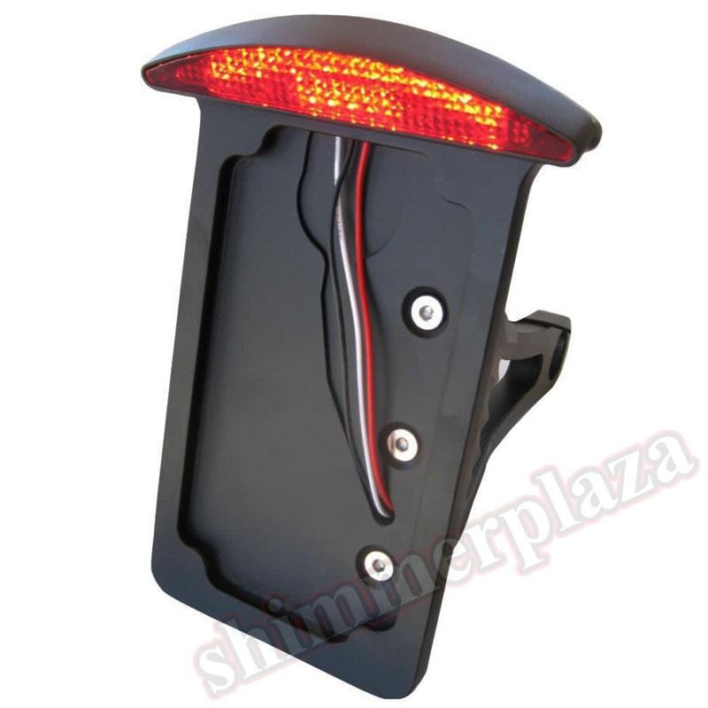 Side mount license plate tail lights brake light harley davidson customs axle