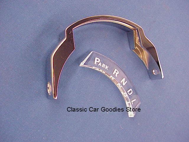 1963 Chevy Transmission Shift Indicator Bezel & Lens PRNDL, US $25.99, image 2