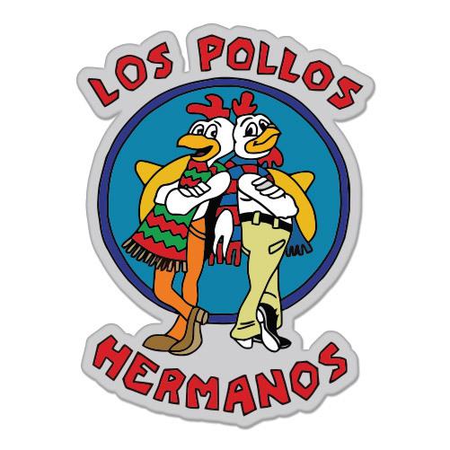 Los pollos hermanos breaking bad car window bumper sticker vynil 5" x 4"